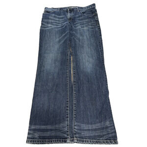 Express Kingston Classic Fit Boot Jeans Men’s 32x32 Blue Stretch Denim